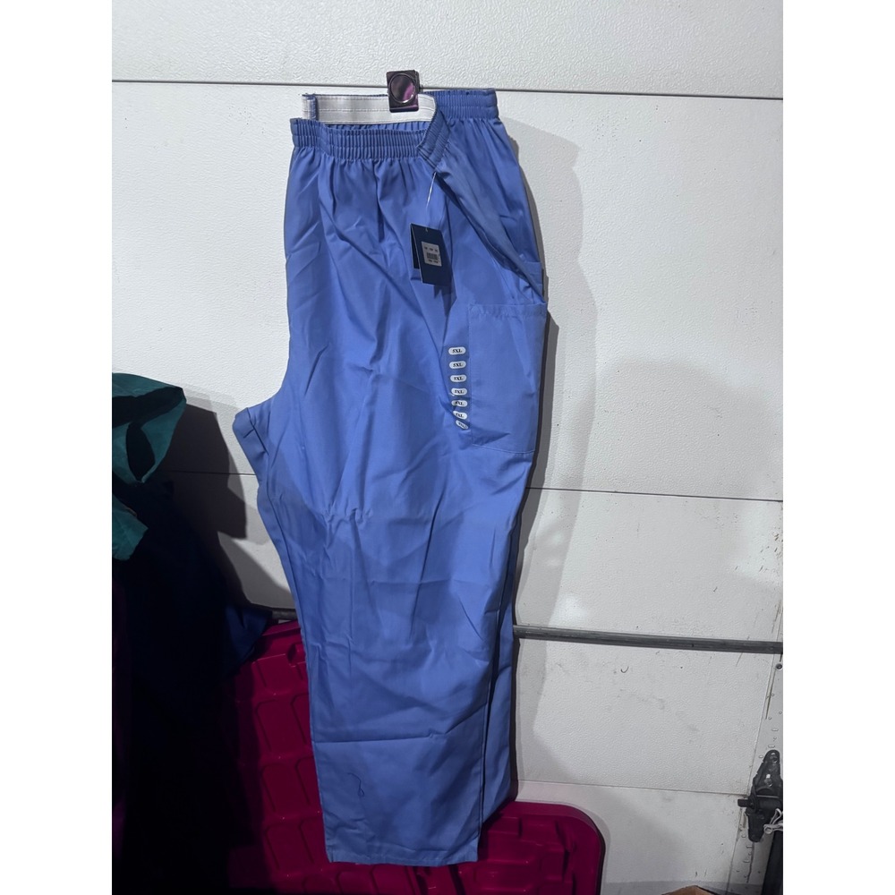 Cherokee Workwear Originals Scrub Pants 5XL Ceil Blue Cargo Medical 4200 CIEW